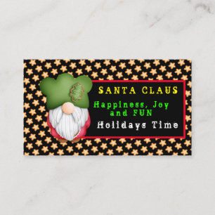 Star Gnome Customize Colour and Text Business Card