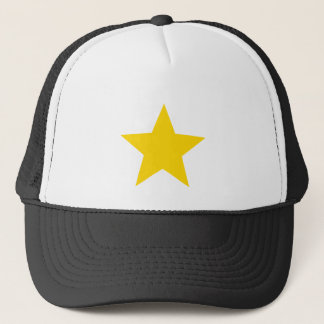star Gold Yellow Trucker Hat