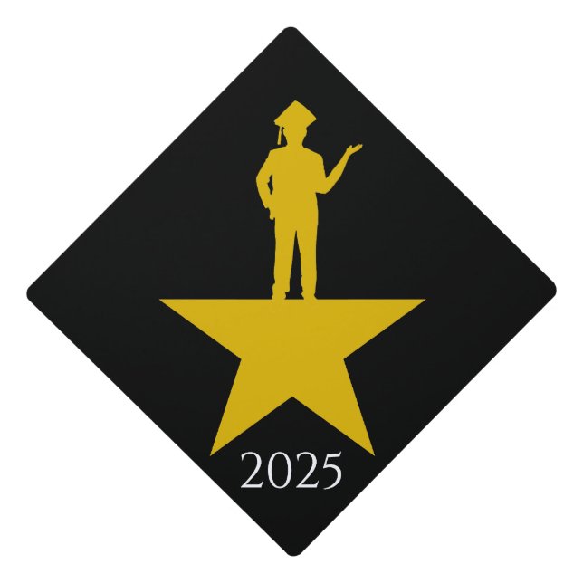 Star grad cap (pants) (Front)
