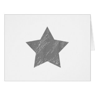 Star Gray Vintage Star