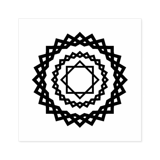 Star illustration rubber stamp (Imprint)