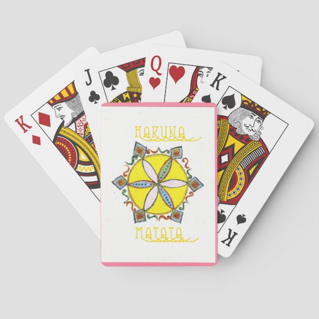 Star in the Making Hakuna Matata Playing Cards (Back)
