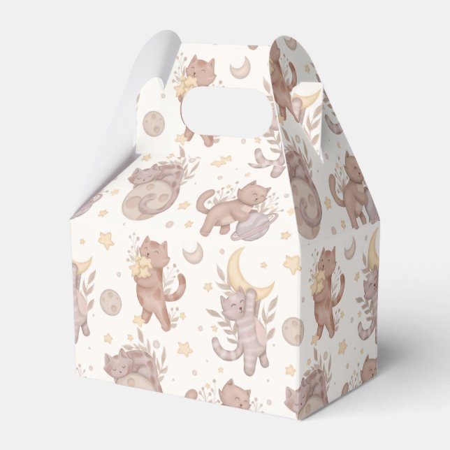 Star Kittens Favor Box (Front Side)