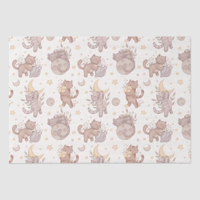 Star Kittens Tissue Paper (Front)