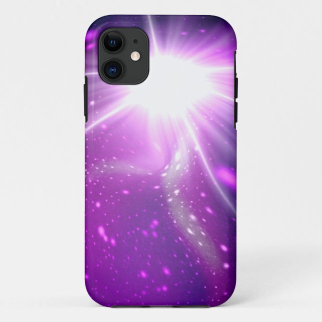 Star Light Purple Galaxy in Outer Space Case-Mate iPhone Case (Back)