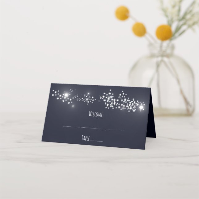 Star Light Reception Place Card (Front)