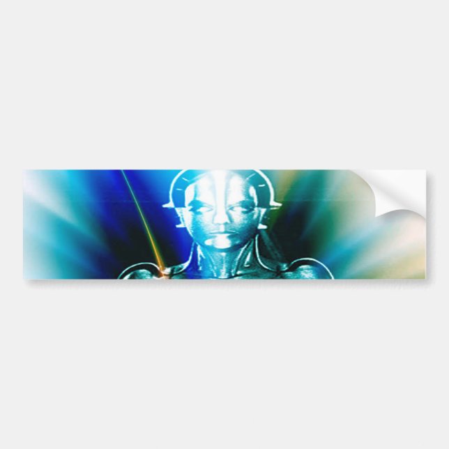 Star Light Robot Bumper Sticker (Front)