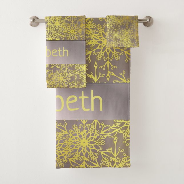 star, light, shiny, bright, shine, glow, glitter,  bath towel set (Insitu)