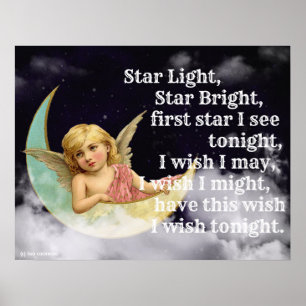 Star Light, Star Bright...nursery print