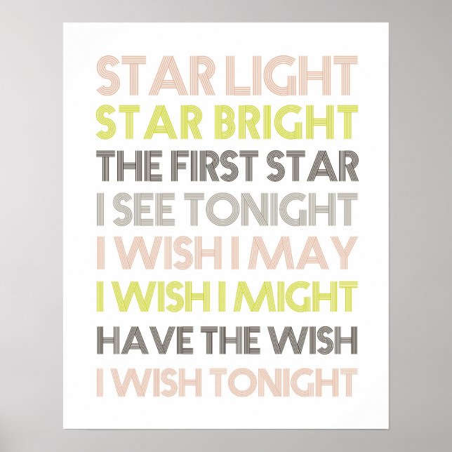 Star Light Star Bright Poster (Front)
