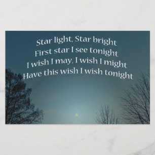 Star Light Star Bright Stationery