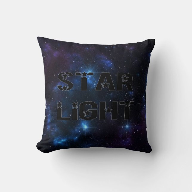 Star light throw pillow (Front)