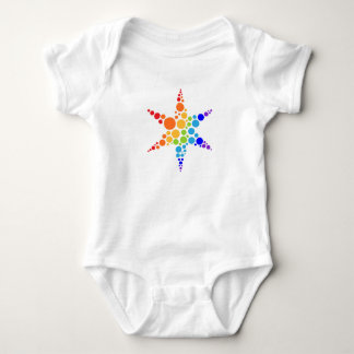 Star logo baby bodysuit
