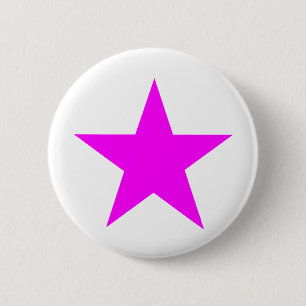 Star Magenta The MUSEUM Zazzle Gifts 2 Inch Round Button