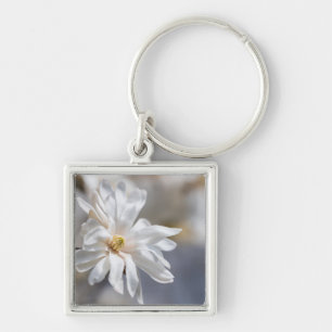 Star Magnolia Bloom Keychain