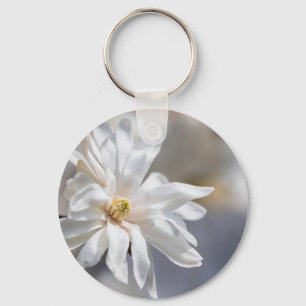 Star Magnolia Bloom Keychain