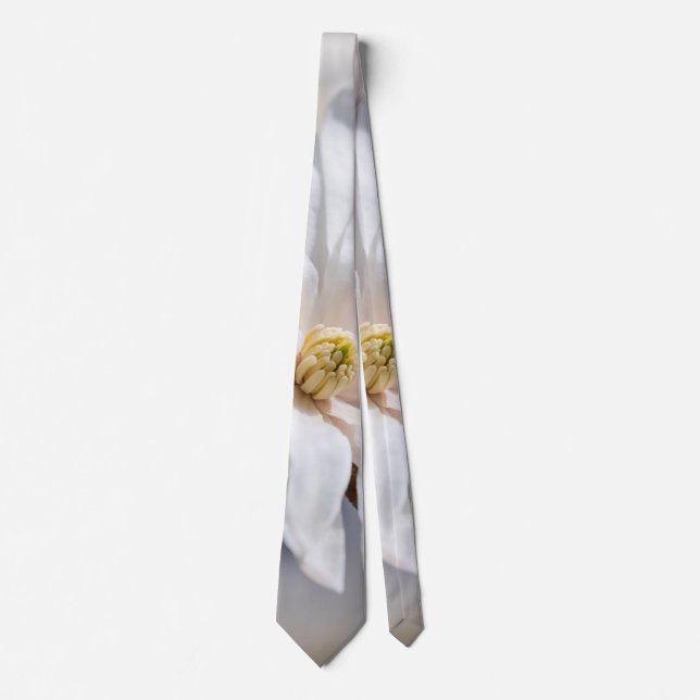 Star Magnolia Bloom Neck Tie (Front)