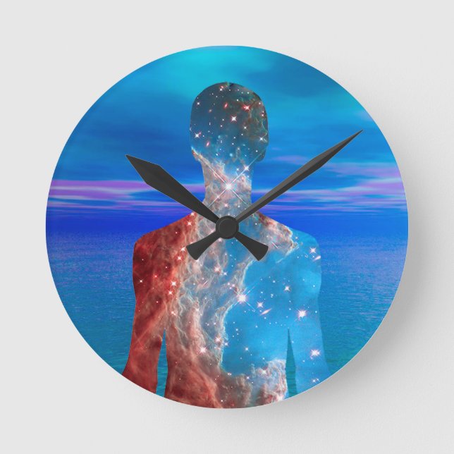 Star Man Round Clock (Front)