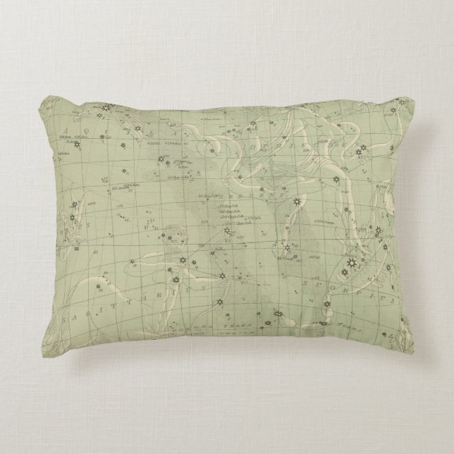 Star map 2 decorative pillow (Front)