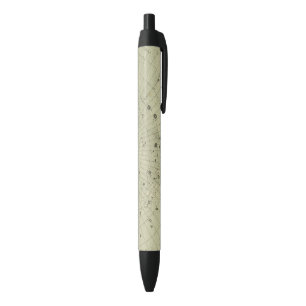 Star map of South polar region Black Ink Pen