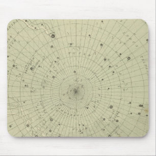 Star map of South polar region Mouse Pad