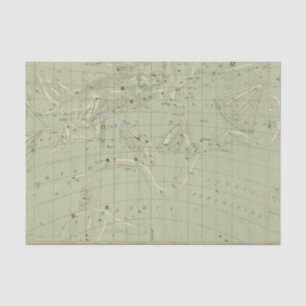 Star map tissue paper