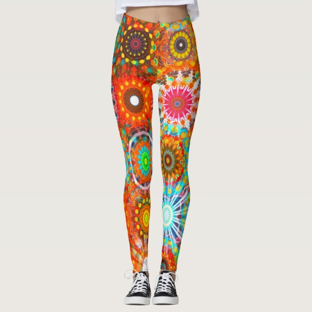 Star Mapped yoga Pants  (Front)