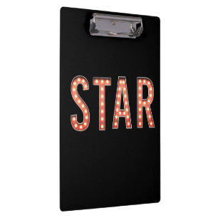 STAR Marquee Lights Clipboard