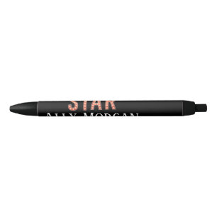 STAR Marquee Lights Personalized Black Ink Pen