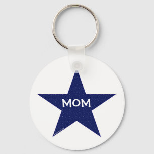 Star Mom Keychain