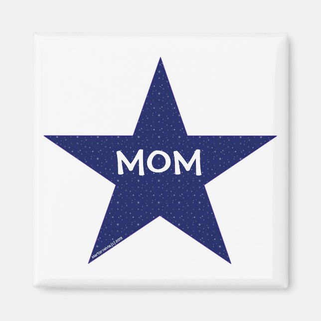 Star Mom Magnet (Devant)