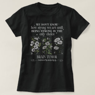 Star Moon Flower Brain Tumour Awareness T-Shirt