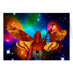 Star Moth Greeting Cards