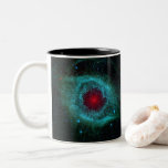 Star nebula space astronomy Science Two-Tone Coffee Mug<br><div class="desc">Science theme astronomy design of a blue and red nebula star system. This star or stardust design is perfect for a Science lover or Science Geek or someone interested in Astrophysics.  A space theme for an astronomy buff.</div>