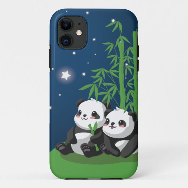 Star Night Panda Case-Mate iPhone Case (Back)