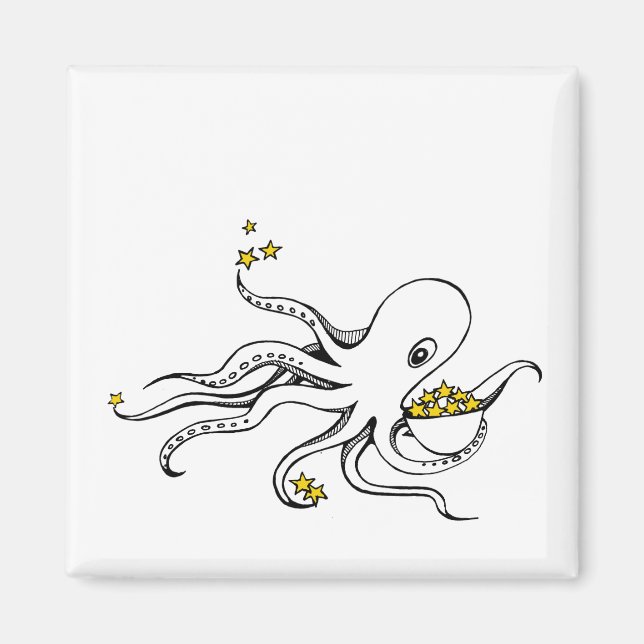 Star Octopus Magnet (Front)