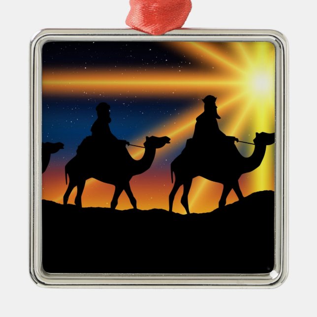 Star of Bethlehem - Birth of Christ, Metal Ornament (Front)