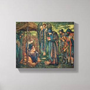 Star of Bethlehem (by Edward Burne-Jones) Canvas Print
