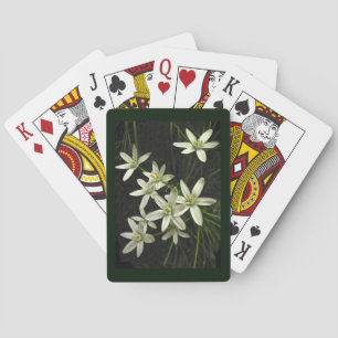 Star of Bethlehem Flower Playing Cards