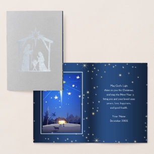 Star of Bethlehem Luxe Véritable Foil Cartes de No