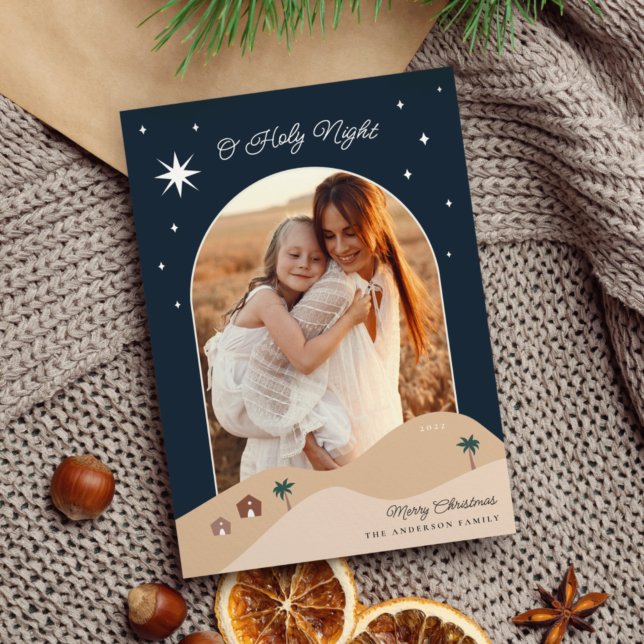 Star of Bethlehem Photo Holiday Card (Creator Uploaded)