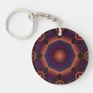Star of Bethlehem Quilt warmth Keychain