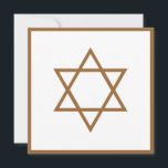 Star of David<br><div class="desc">The Star of David and border can be changed to any Zazzle colour you want. There are postage stamps that match and envelopes,  etc..</div>