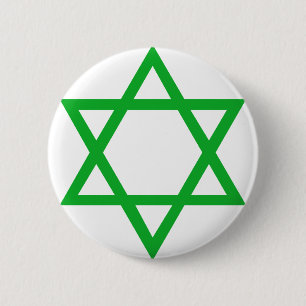 Star of David 2 Inch Round Button