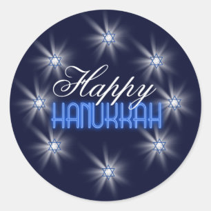 Star of David Array Blue SDAB Classic Round Sticker