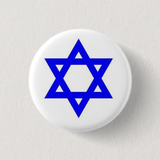 Star of David Badge 1 Inch Round Button