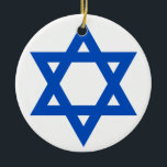 "STAR OF DAVID" CERAMIC ORNAMENT<br><div class="desc">"STAR OF DAVID" ORNAMENT</div>