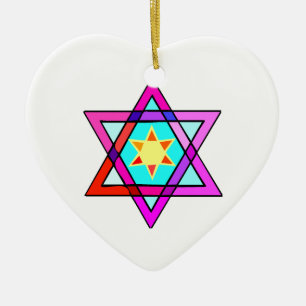 Star Of David Ceramic Ornament