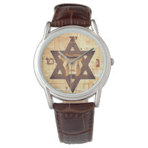 Star of David Chai Hebrew Wailing Wall Men's