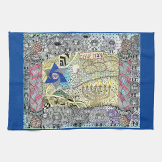 Star of David Challah Cover Kitchen Towel